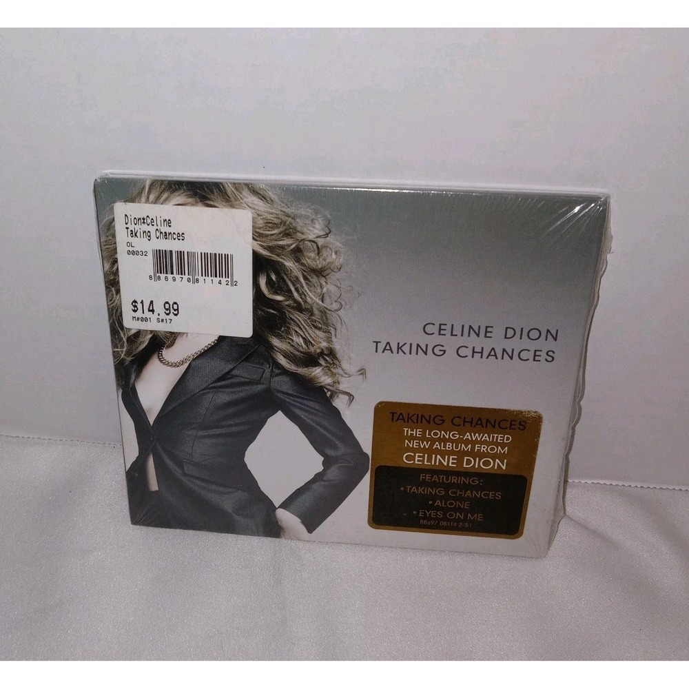 Celine Dion CD Taking Chances Unisex OS Silver New Factory Sealed 2007 Pop